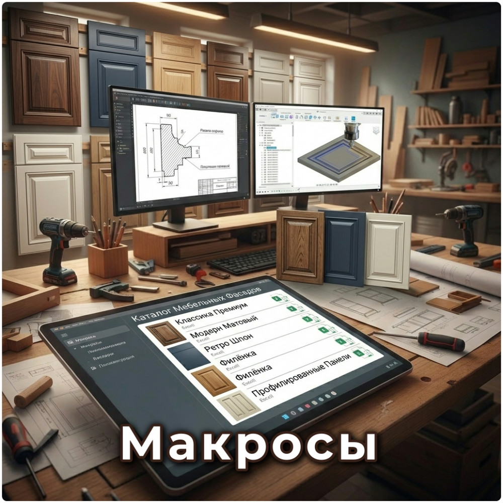 Макросы для фрезеровки фасадов